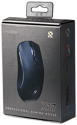 Мышь проводная SmartBuy RUSH X17, Черный (SBM-747G-K)