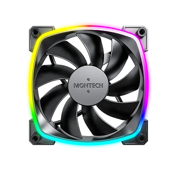 Вентилятор для корпуса Montech AX120 PWM, Черный (AX120 PWM (B))