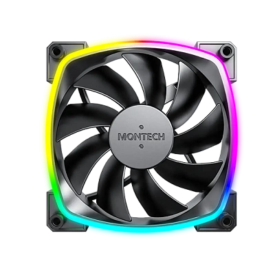 Вентилятор для корпуса Montech AX120 PWM, Черный (AX120 PWM (B))