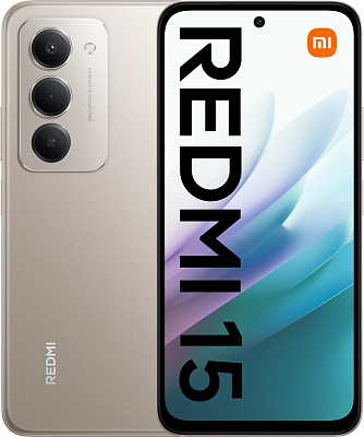 Смартфон Xiaomi Redmi 15 6/128GB, Titan Gray (Redmi 15/6/128GB/Titan Gray)