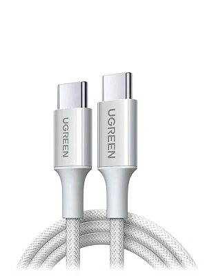 Кабель Ugreen L502, USB-C/USB-C PD 100W, 2M - серый (65256)