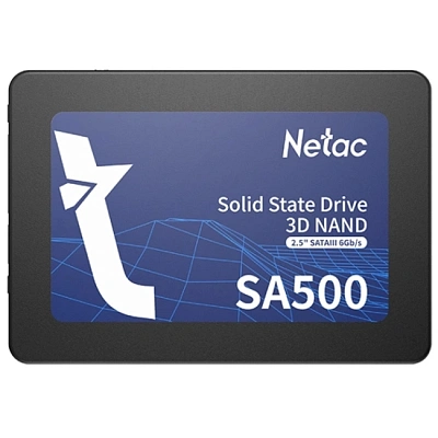 Твердотельный накопитель SSD 128Gb, SATA, Netac SA500  (NT01SA500-128-S3X)