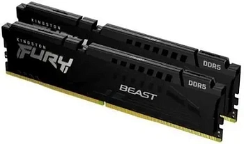 Комплект модулей памяти Kingston FURY Beast KF556C40BBAK2-64 DDR5 64GB (Kit 2x32GB) 5600MHz (KF556C40BBAK2-64) Комплект модулей памяти Kingston FURY Beast KF556C40BBAK2-64 DDR5 64GB (Kit 2x32GB) 5600MHz (KF556C40BBAK2-64)