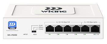 Коммутатор Wi-Tek WK-PS206  (WK-PS206)