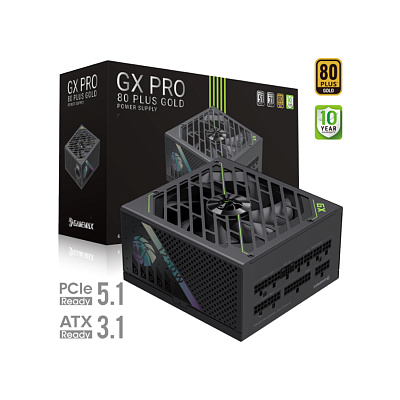 Блок питания ATX 1250W GameMax GX PRO 1250G, Gold (GX PRO 1250G)