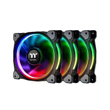 Кулер для компьютерного корпуса Thermaltake Riing Plus 14 RGB Radiator Fan TT Premium Edition (3-Fan (CL-F056-PL14SW-A)