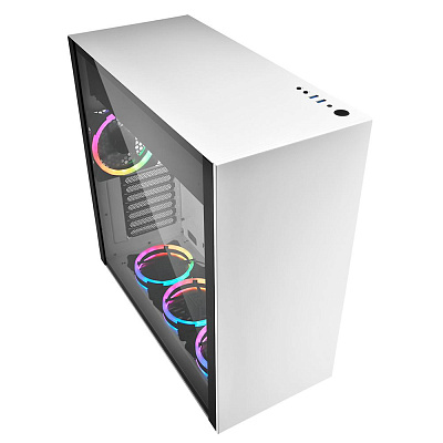 Корпус Sharkoon Pure Steel RGB (PURE STEEL WHITE RGB)