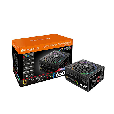 Блок питания Thermaltake Toughpower Grand RGB Sync Edition 650W (Gold) (PS-TPG-0650FPCGEU-S)