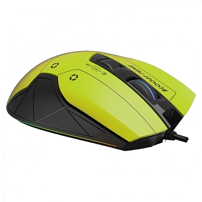 Мышь A4Tech Bloody W70 Max Activated, Punk Yellow, USB (W70 MAX PUNK YELLOW ACTIVATED)