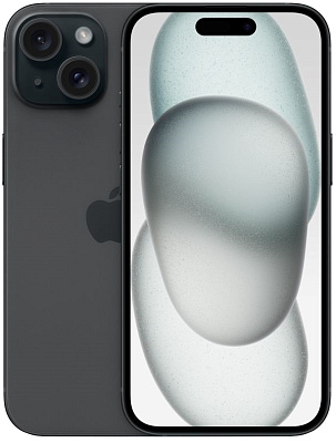 Смартфон Iphone 15 256GB Black (MTP63HX/A)