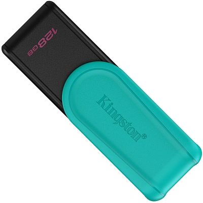 Флэш-накопитель Kingston 128Gb Gen1 Data Traveler Exodia S (Black+Teal) (DTXS/128GB)