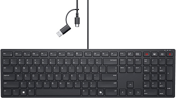 Клавиатура Dell KB525C, Black (580-BBTF)