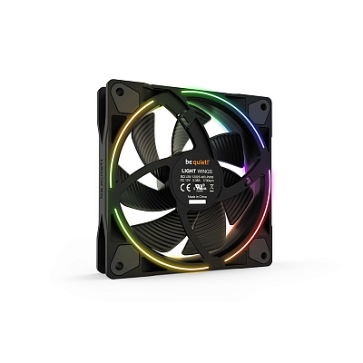 Вентилятор для компьютерного корпуса Bequiet! Light Wings 120mm PWM ARGB Triple Pack (BL076)