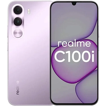 Смартфон REALME C100i 64 Гб, 4 Гб фиолетовый (6941764490895)
