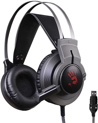 Гарнитура A4Tech Bloody G437, 1.8m, LED, Black (G437/BLACK)