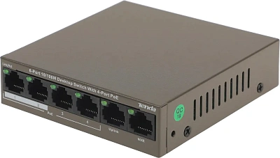 PoE-коммутатор Tenda TEF1106P-4-63W (TEF1106P-4-63W)