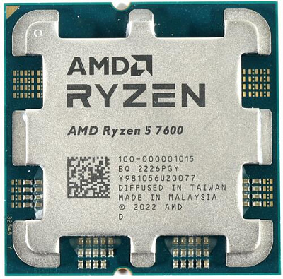 Процессор AMD Ryzen 5 7600, AM5, BOX (100-100001015BOX)