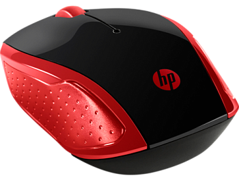 Компьютерная мышь   HP 200 (Empress Red) (2HU82AA)