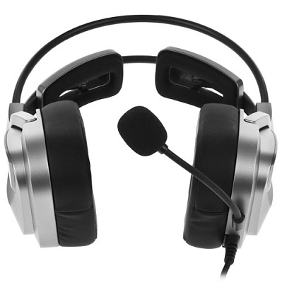 Гарнитура A4Tech Bloody G575, 2m, USB, LED, Grey (G575/GREY)