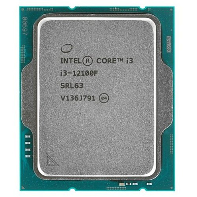 Процессор Intel Core i3 12100F, LGA1700, OEM (SRL63-OEM)
