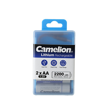 Аккумулятор Camelion AA UB-AA2200-PBH2, 2200mAh/1.5V (2шт.) (UB-AA2200-PBH2)