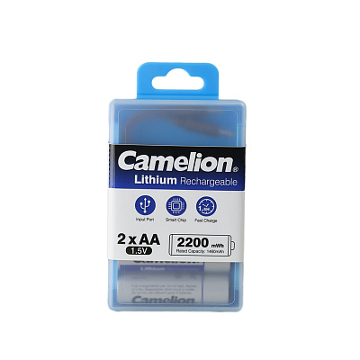 Аккумулятор Camelion AA UB-AA2200-PBH2, 2200mAh/1.5V (2шт.) (UB-AA2200-PBH2)