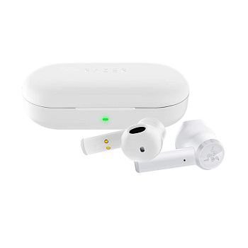  Bluetooth гарнитура Razer Hammerhead True Wireles, белый (RZ12-02970500-R3M1)