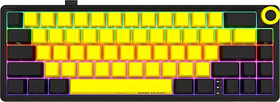 Клавиатура Lorgar KBP70MW, Black/yellow (LRG-KBP70MW-YL-RU)