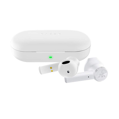  Bluetooth гарнитура Razer Hammerhead True Wireles, белый (RZ12-02970500-R3M1)