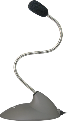 Микрофон компьютерный Defender MIC-111 серый, кабель 1,5 м (64111)