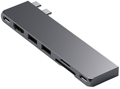 USB хаб Satechi Pro Hub Slim - Space Gray (ST-HUCPHSM)
