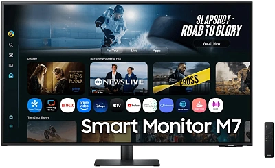 Smart монитор M7 M70F 4K Samsung Vision AI 43" (LS43FM702UIXCI)