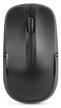 Мышь Delux DLM-136OGB, Black, (DLM-136OGB)