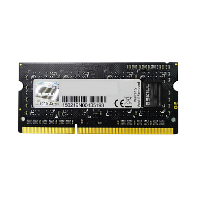 Оперативная память для ноутбука G.SKILL F3-12800 F3-1600C11S-8GSQ DDR3 8GB (F3-1600C11S-8GSQ)