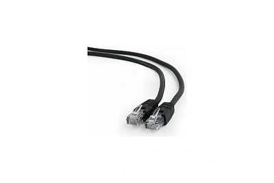 Патч-корд UTP Cablexpert, кат. 6, 0.5м, чёрный (PP6U-0.5M/BK)