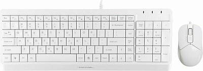 Клавиатура+ мышь A4Tech Fstyler F1512S (F1512S/WHITE)