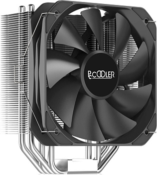 Кулер для процессора PCCooler Paladin 400, S1700/1200/115x/AM4, 800-1600rpm, 130cm fan, 200W, Black (Paladin 400)