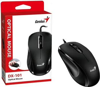 Мышь оптическая  Genius DX-101 Genius Black (31010026400)