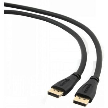 Кабель DisplayPort Cablexpert CC-DP-1M, 1м, 20M/20M, черный, экран, пакет (CC-DP-1M)