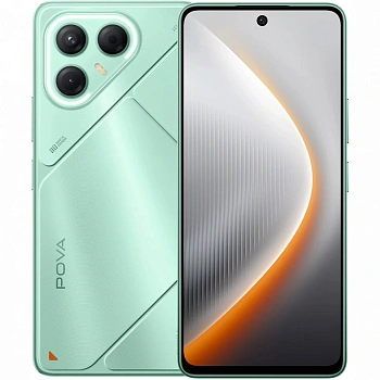 Смартфон Tecno Pova 7 5G, 8/128GB, Oasis Green (LJ7 OASIS GREEN 8/128GB)