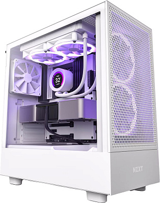 Компьютерный корпус NZXT H5 Flow White (CC-H51FW-01)