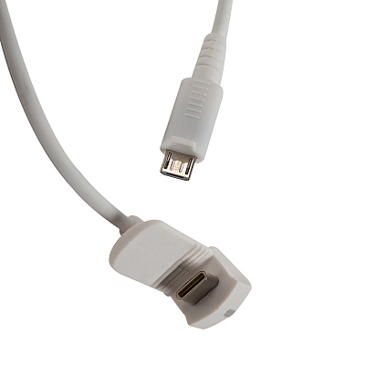 Противокражный кабель Eagle A6150CW (Type-C - Micro USB) (A6150CW)