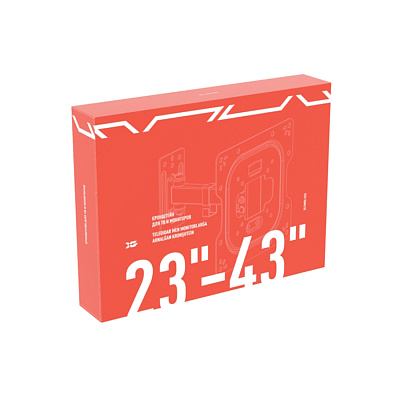 Кронштейн XG FMWA-2343 для ТВ и мониторов 23"-43" (FMWA-2343)