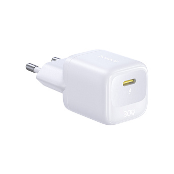 Адаптер питания Baseus FN22 1C 30W EU Moon White (E0123101)