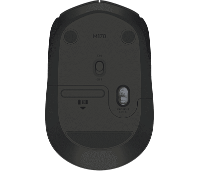 Компьютерная мышь   Logitech беспроводная M170 Grey (910-004642)