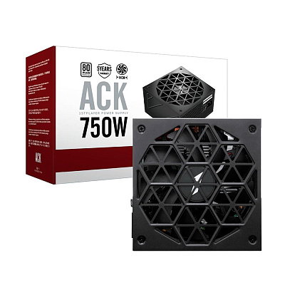 Блок питания ATX 750W 1Stplayer HA-750BA2 BK, Gold (HA-750W-BA2-BK-EU)