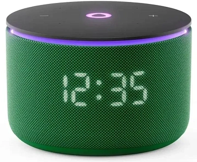 Колонки Яндекс.Станция Мини 3 Про на YaGPT, Green, 18Вт, 90Hz-16kHz, LED, Wi-Fi, Zigbee, USB-C (YNDX-00059GRN)