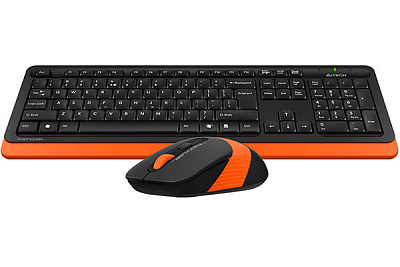 Клавиатура A4Tech Fstyler FG1010, Orange + мышь (FG1010 ORANGE)