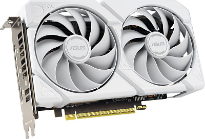Видеокарта ASUS Dual Radeon RX 9060 XT 16GB GDDR6 White Edition (DUAL-RX9060XT-16G-WHITE)