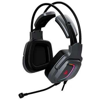Гарнитура A4Tech Bloody G575, 2m, USB, LED, Grey (G575/GREY)